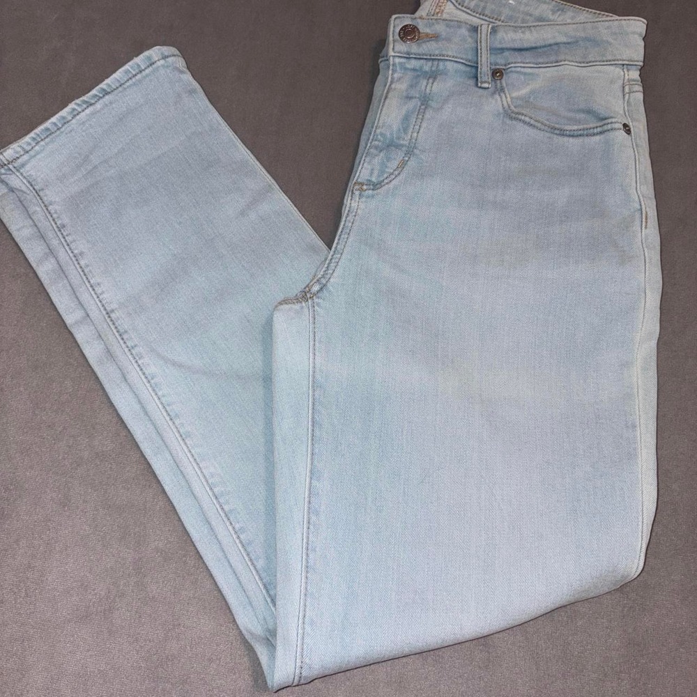Loft Light wash straight leg denim jeans size 2/26
